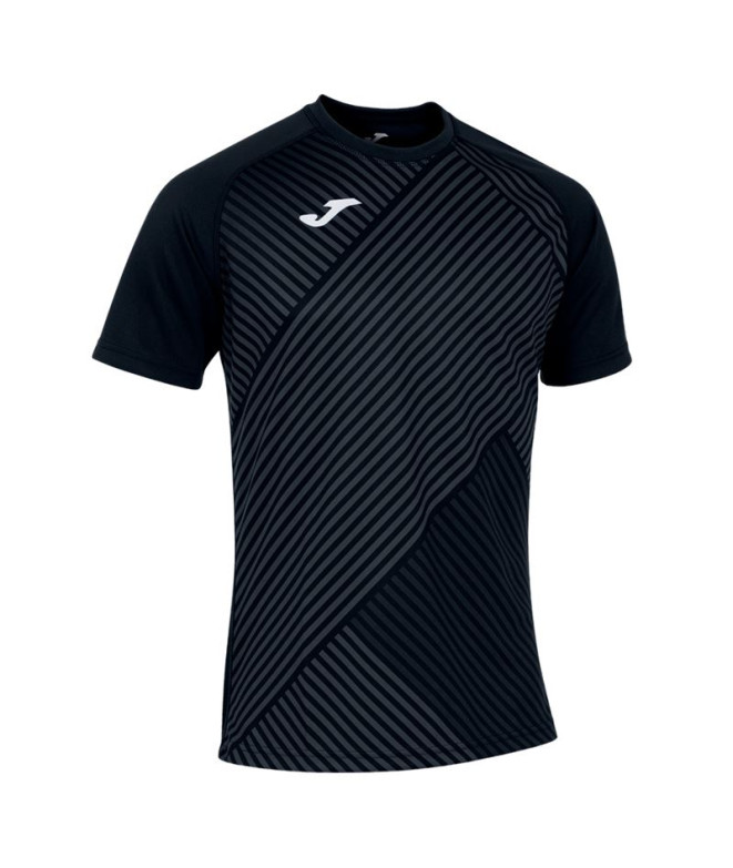 Camiseta De Rugby Manga Corta Haka II Negro