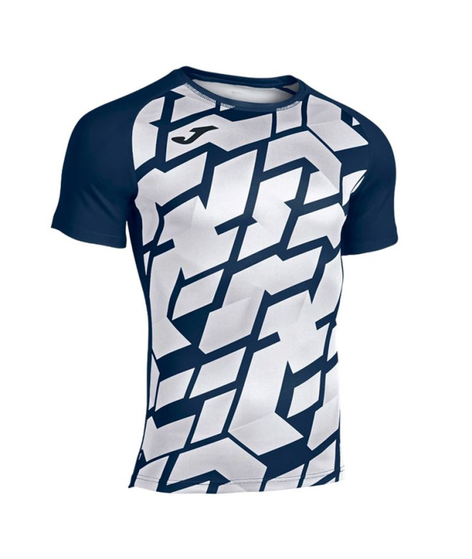 Camiseta Rugby De manga curta Myskin III Branco-marinho