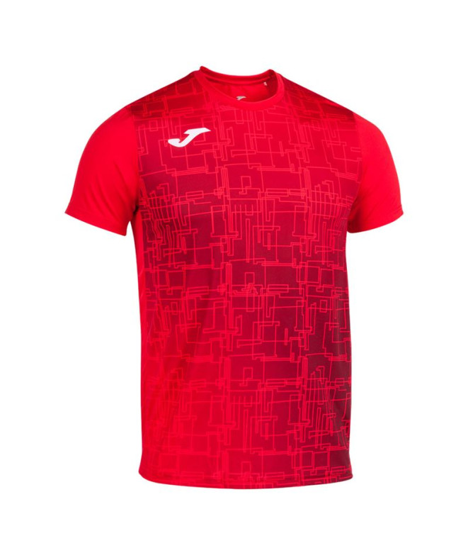 T-shirt Running Homme Manches courtes de Elite VIII Rouge