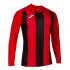Camiseta Pisa II Manga comprida vermelho preto