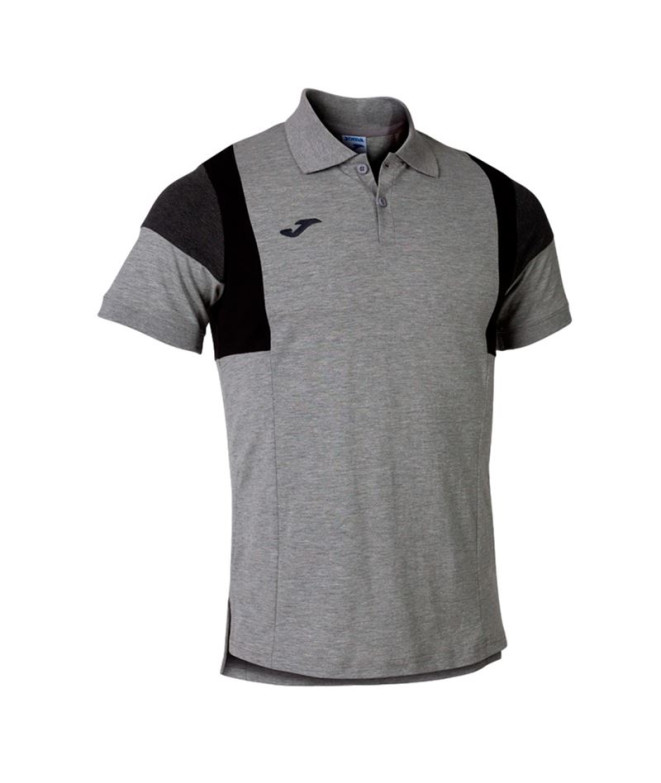 Polo Manga Corta Confort III Hombre Gris Melange