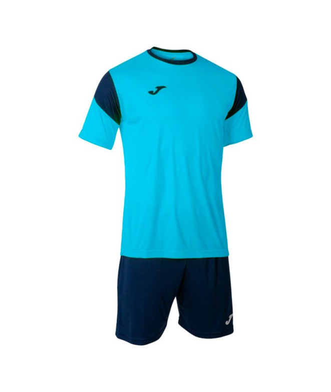 Ensemble Homme Football Phoenix Turquoise Fluorescent Marine