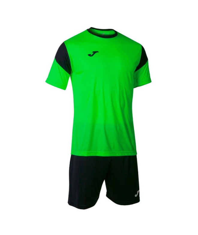 Conjunto Futbol Phoenix Hombre Verde Fluor Negro