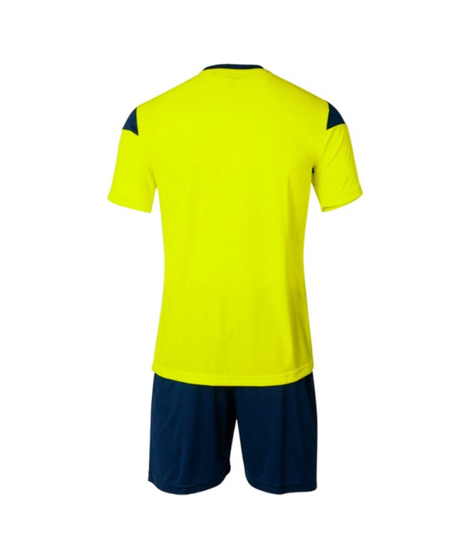 Conjunto Futbol Phoenix Hombre Amarillo Fluor...