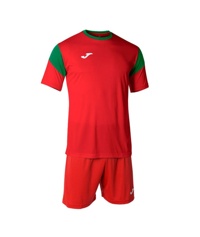 Conjunto Homem Futebol Fénix Verde Vermelho