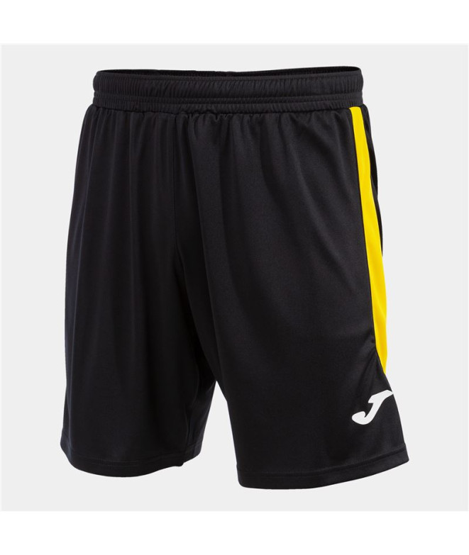 Joma Homem Menino Short Glasgow / Preto Amarelo