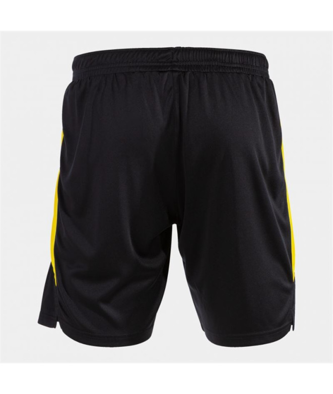 Calça Glasgow Joma Homem/ Menino Preto Amarelo
