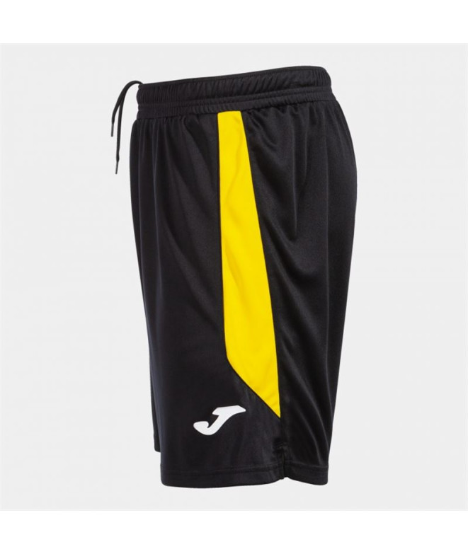Calça Glasgow Joma Homem/ Menino Preto Amarelo