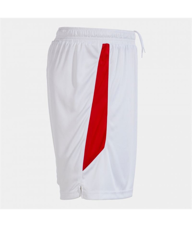 Calça Glasgow Joma Homem/ Menino Branco Vermelho