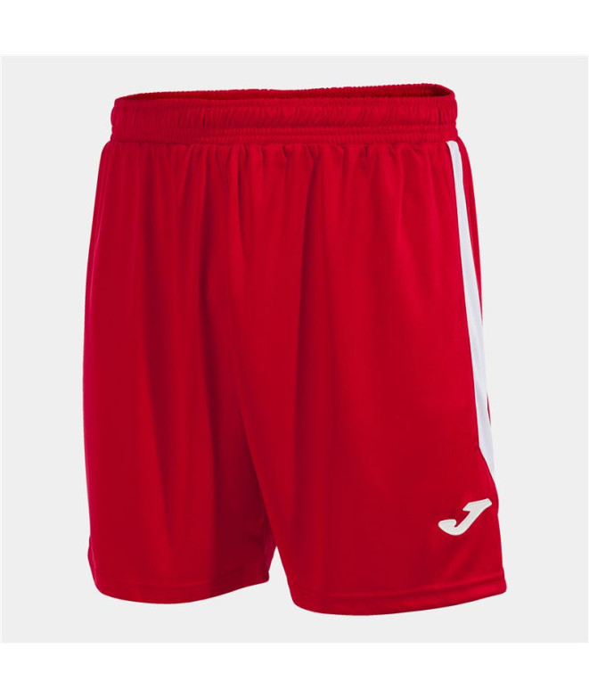 Joma Homem Menino Short Glasgow / Vermelho Branco