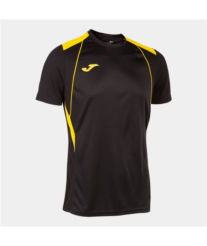 Camiseta Joma HomemMenino Manga curta Campeonato VII / Preto Amarelo