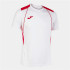 Camiseta Joma HomemMenino Manga curta Campeonato VII / Branco Vermelho
