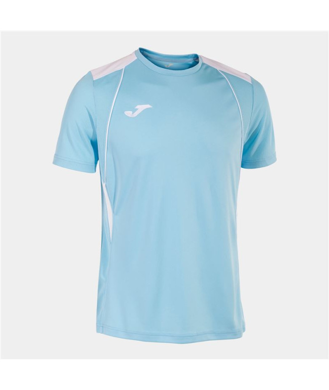 Camiseta Joma HomemMenino Manga curta Campeonato VII / Azul celeste branco