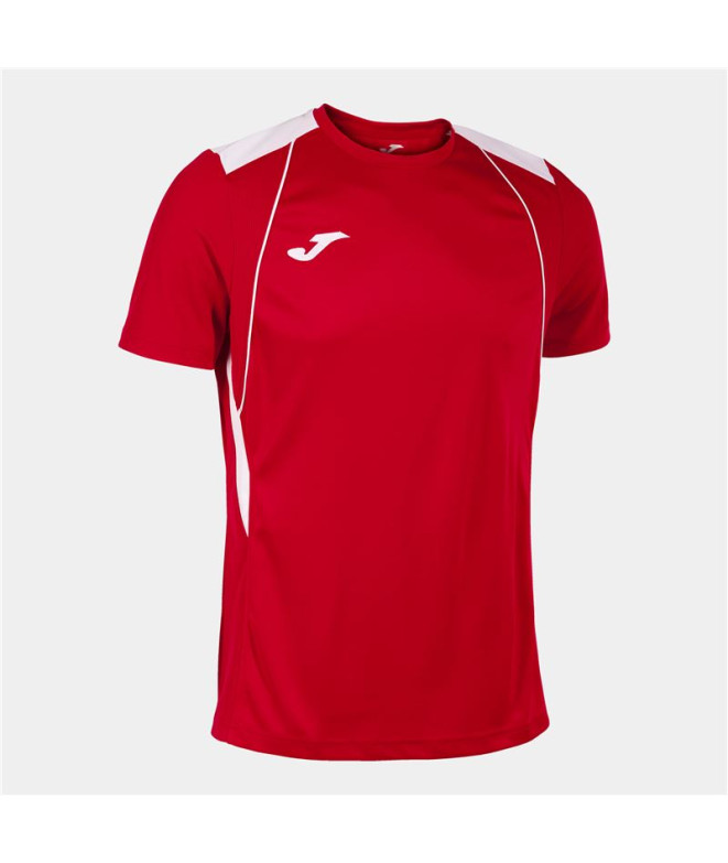 Camiseta Joma HomemMenino Manga curta Campeonato VII / Vermelho Branco