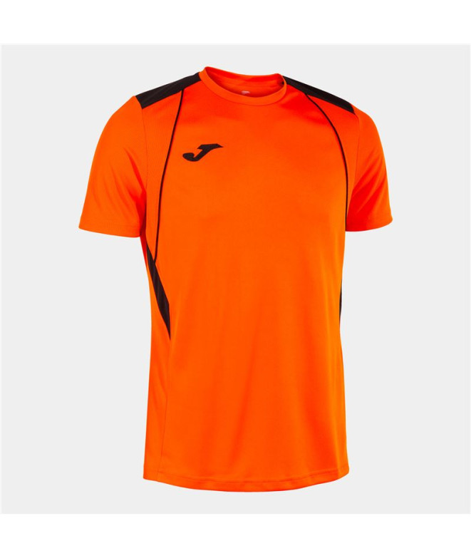 T-shirt Joma HommeEnfant Manches courtes Championnat VII / Orange Noir