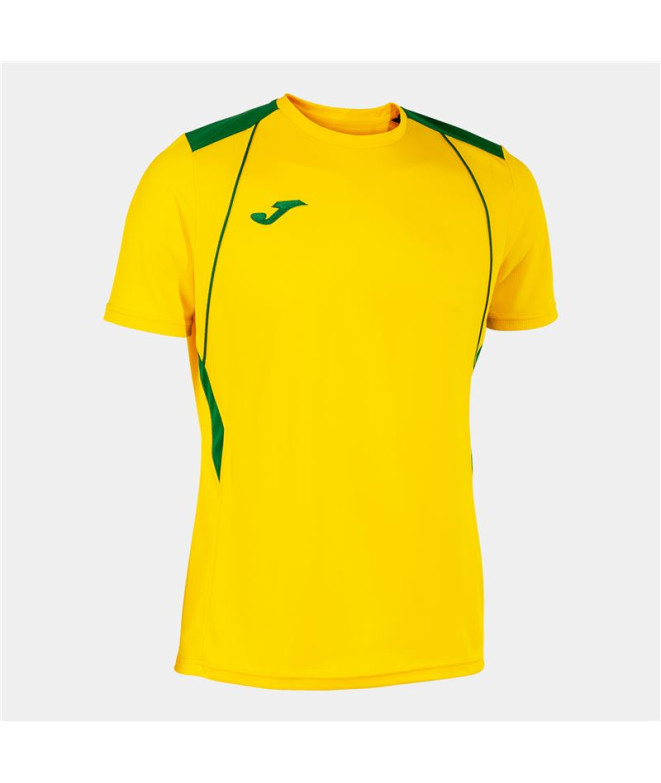 T-shirt Joma HommeEnfant Manches courtes Championnat VII / Jaune Vert