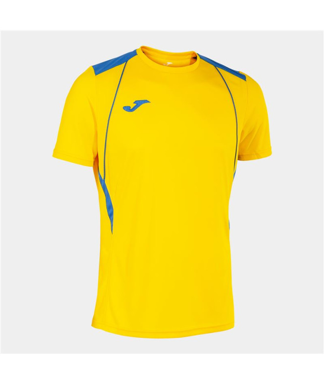 T-shirt Joma HommeEnfant Manches courtes Championnat VII / Jaune royal