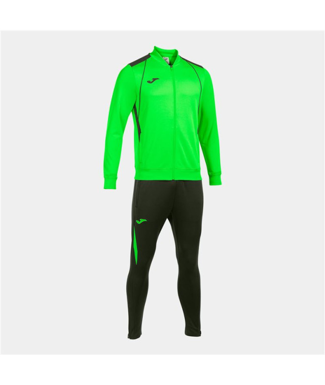 Chándal Joma Championship VII Hombre/Niño Verde Flúor Negro