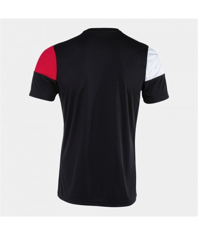 T-shirt Joma Homme Manches courtes V Noir Rouge...