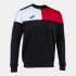 Moletom Joma HomemMenino Crew V / Preto Vermelho Branco