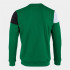 Moletom Futebol Joma De Crew V Verde Verde Preto Branco