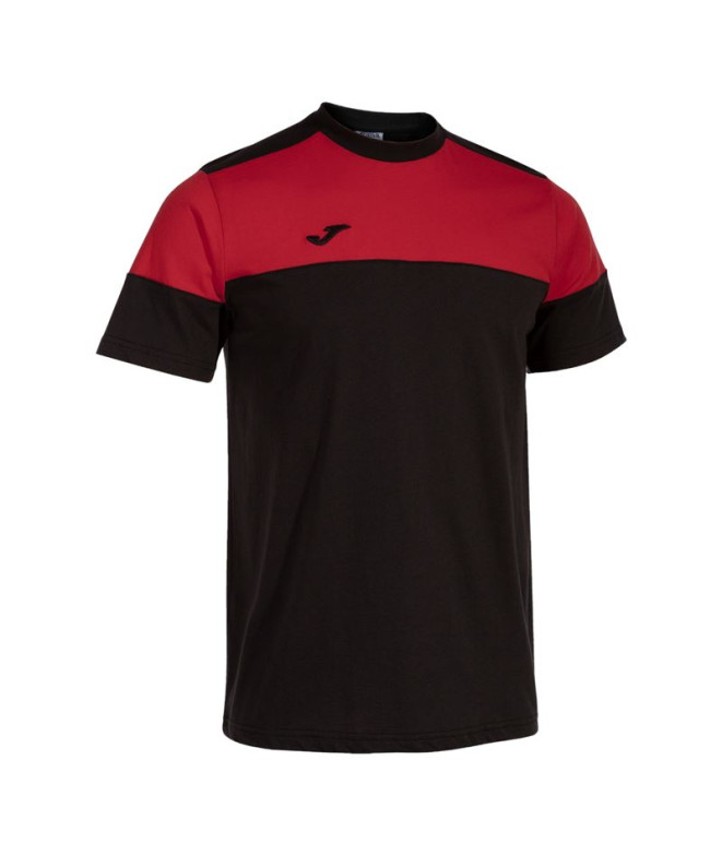 Camiseta Joma homem Manga curta em V /criança preto Vermelho