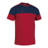 Camiseta Joma homem Manga curta Crew V /children vermelho Navy