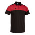 Polo Joma homem Manga curta em V /criança preto Vermelho