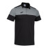 Polo Joma homem Manga curta Crew V /filhos preto Cinzento
