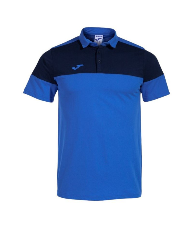 Polo Joma homme Manches courtes Crew V /boy royal navy