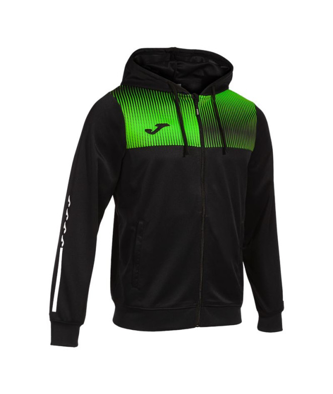 Veste Football Joma homme de Hooded Eco Supernova /children black Fluor green