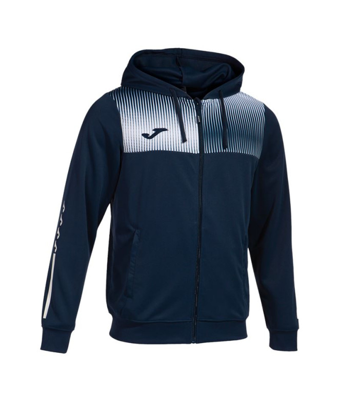 Veste Football Joma homme de Hooded Eco Supernova /child navy White