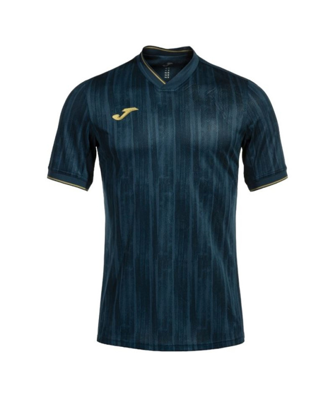 Camiseta Futebol Joma homem de Ouro Vi Ouro Azul Ouro Azul Ouro Azul Ouro