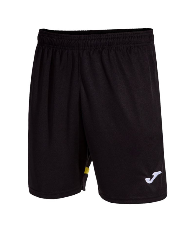 calça Futebol Joma homem de Tóquio Preto Amarelo Preto Amarelo