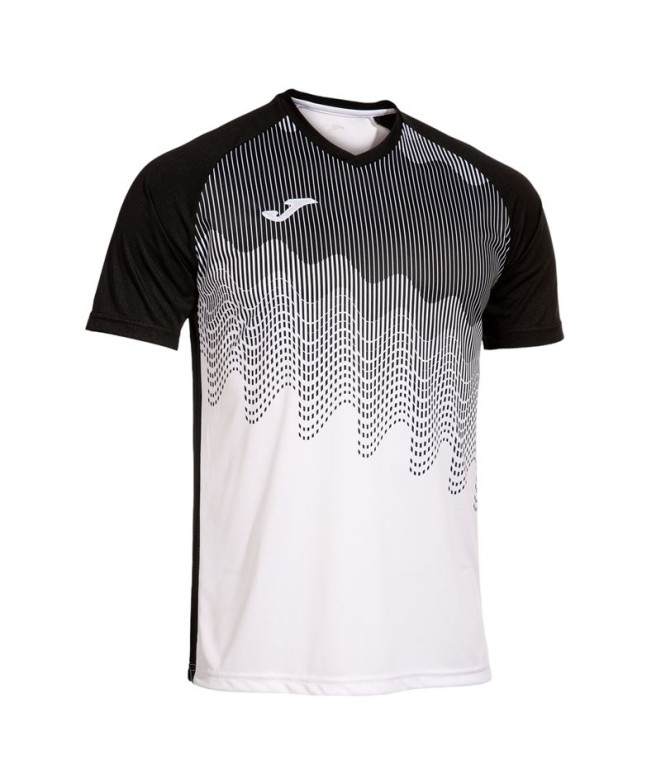 Camiseta de Fútbol Joma Tiger Vi hombre Blanco Negro Blanco Negro