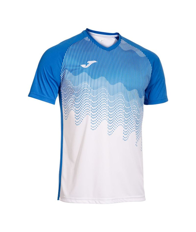 Camiseta de Fútbol Joma Tiger Vi hombre Blanco Royal Blanco Royal
