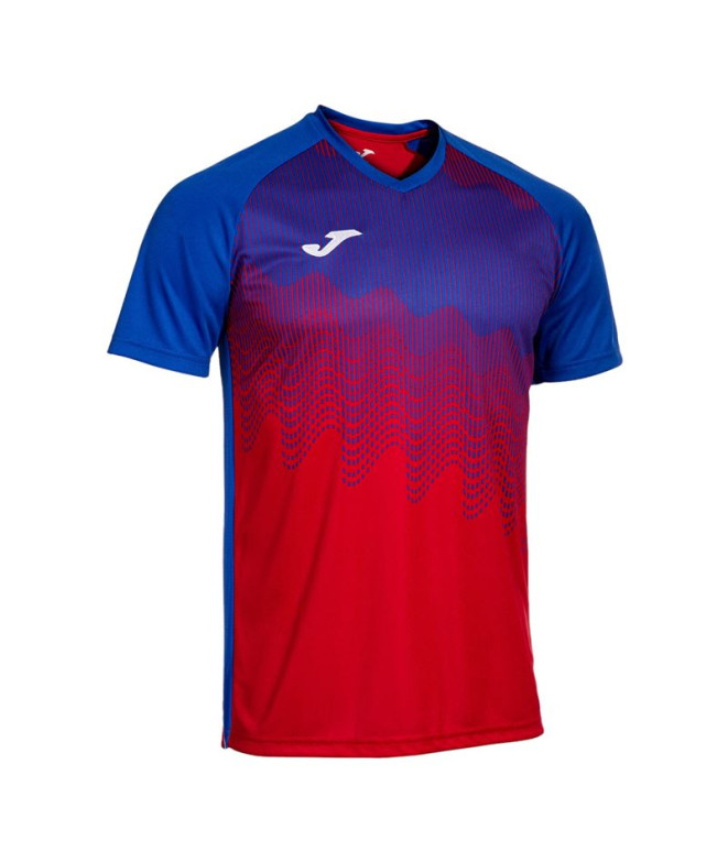 T-shirt Football Joma homme by Tiger Vi Rojo Royal Red Royal Red Royal