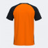 T-shirt Football Joma homme de Tiger Vi Noir Orange Noir Orange Noir