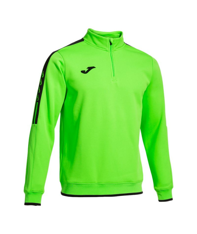 Sudadera Joma Olimpiada hombre Verde Flúor Negro