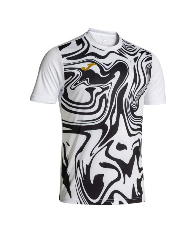 Camiseta Futebol Joma homem de Lion Ii Preto Branco Preto Branco Branco Preto