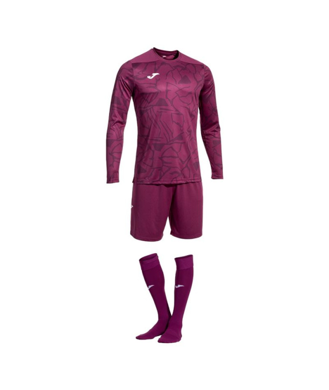 Conjunto de Fútbol Joma Zamora Ix hombre Burdeos Burdeos