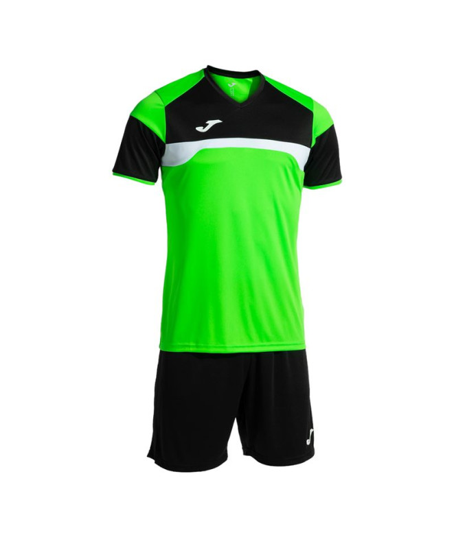 Conjunto Futebol Joma homem de Danube Iii Verde flúor Verde flúor Preto Verde Preto