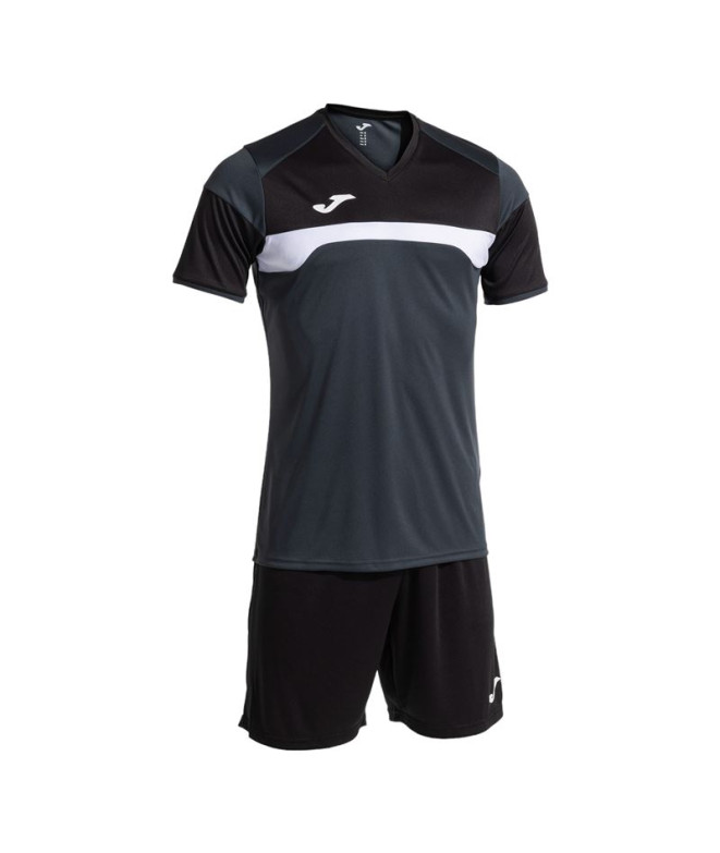 Conjunto Futebol Joma homem de Danubio Iii Antracite Preto Antracite Preto