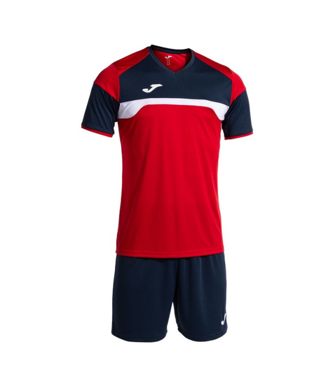 Conjunto Futebol Joma homem de Danubio Iii Rojo Marino Rojo Marino