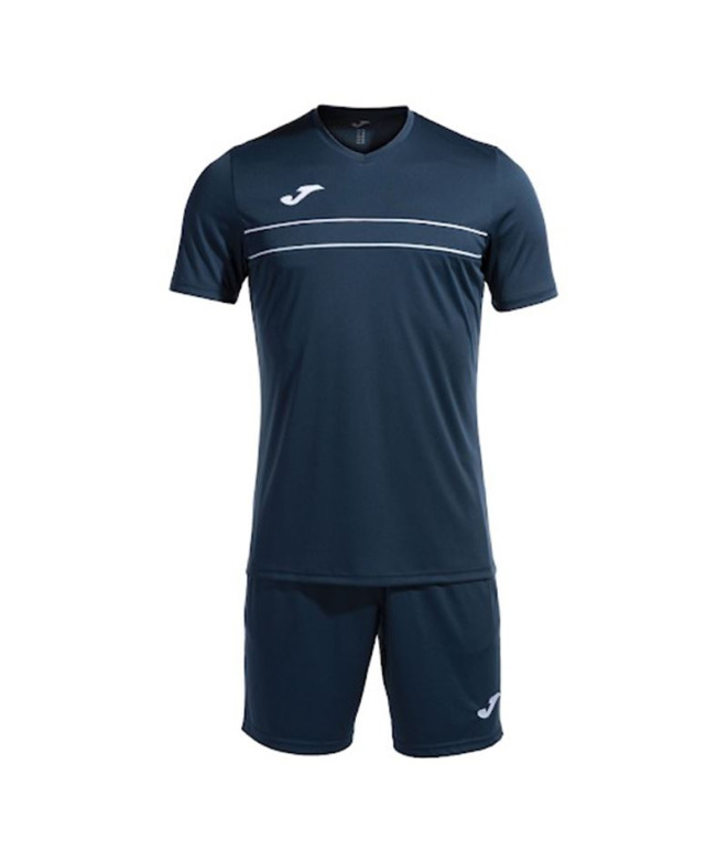Conjunto de Fútbol Joma Victory Hombre/Niño Marino Blanco
