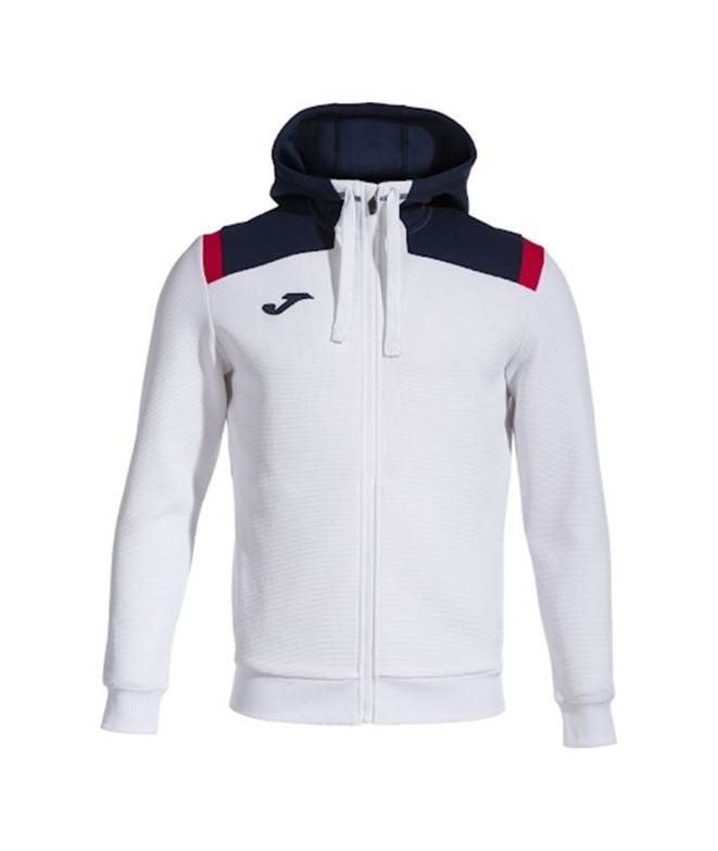 Chaqueta de Fútbol Joma Toledo Con Capucha Hombre/Niño Blanco Marino