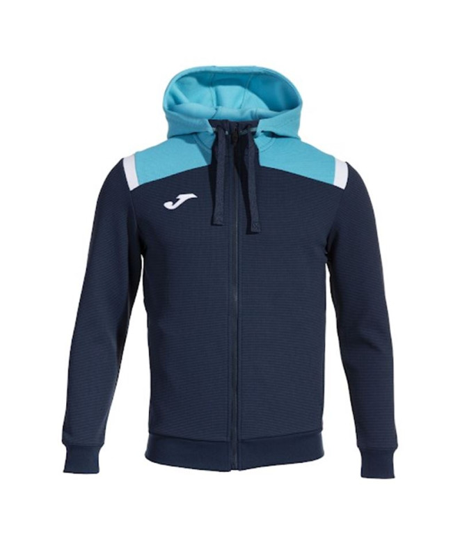 Veste Football Joma HommeEnfant de Toledo Hooded / Turquoise Fluor Turquoise