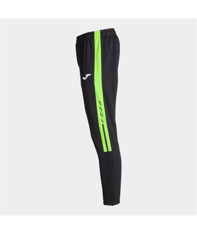 Pantalón Largo Joma Olimpiada Negro Verde Flúor