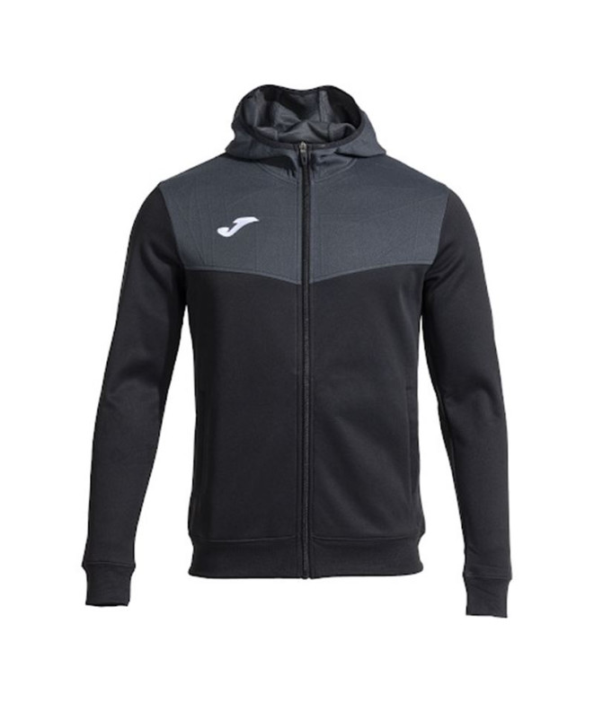 Chaqueta Joma Campus Street Con Capucha Hombre Negro