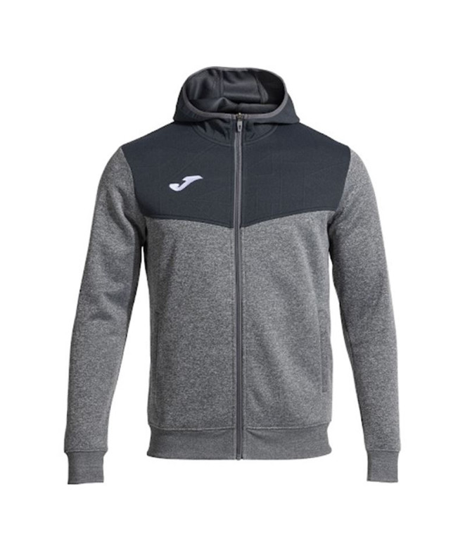 Chaqueta Joma Campus Street Con Capucha Hombre Gris Melange